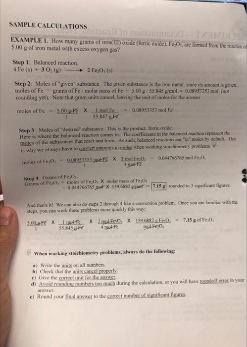 Experiment Determination Of Reaction Yield Introduction Stoichiometry Calculations Are About Calculating The Amounts O 3