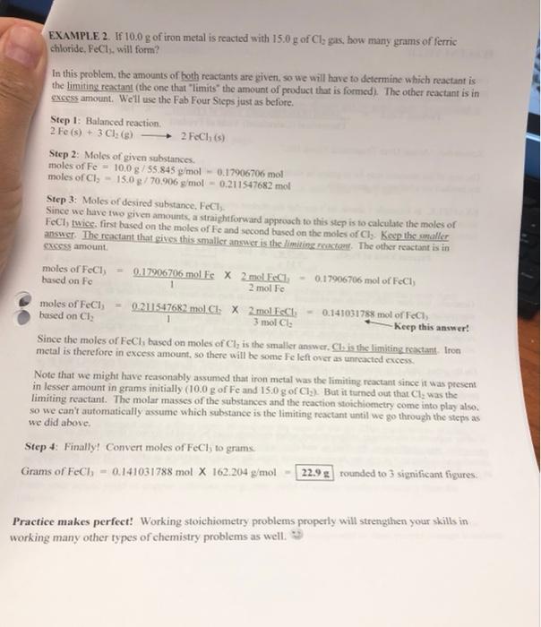 Experiment Determination Of Reaction Yield Introduction Stoichiometry Calculations Are About Calculating The Amounts O 4