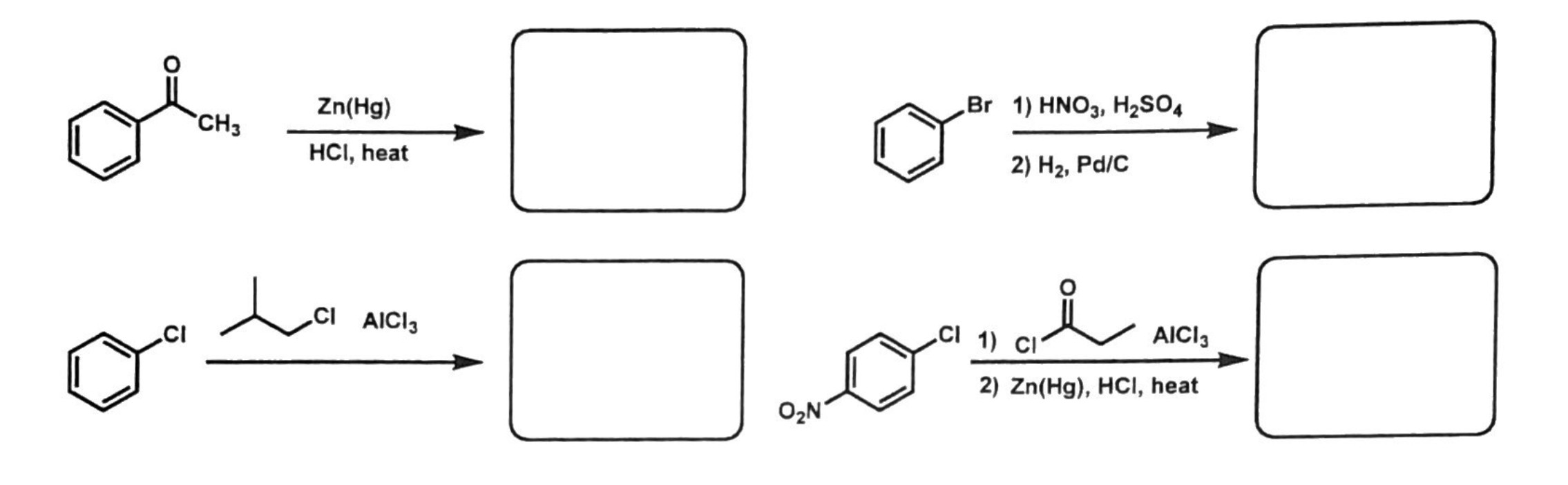 Please Predict The Products Of The Following Aromatic Substitution Reactions I Will Upvote Correct Answers 1