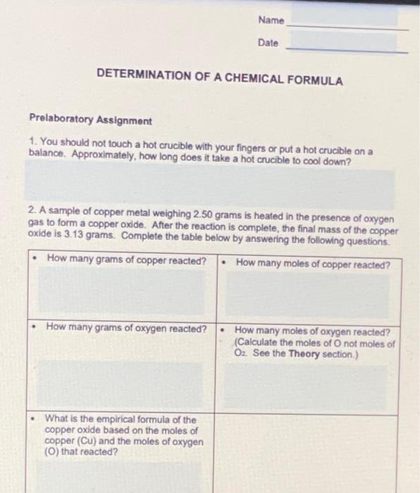 Complete This Laboratory Report Is In This Document Highlighted In Yellow Enter Your Answers And Information In The Ligh 4