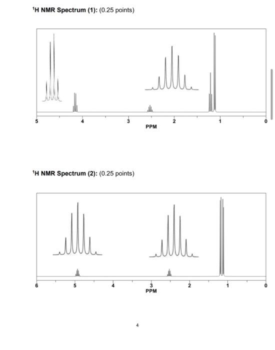 1 Predict The Multiplicity Of Each Signal In The Expected Proton Nmr H Nmr Spectrum For Each Of The Following Compou 4