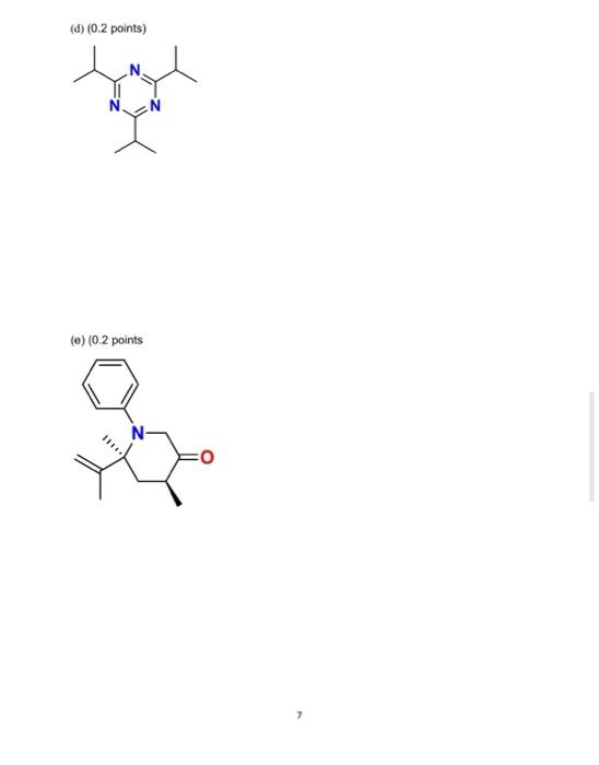 3 For Each Compound Below Predict The Number Of Signals In The Expected Carbon Nmr 1 C Nmr Spectrum 1 Point A 0 2