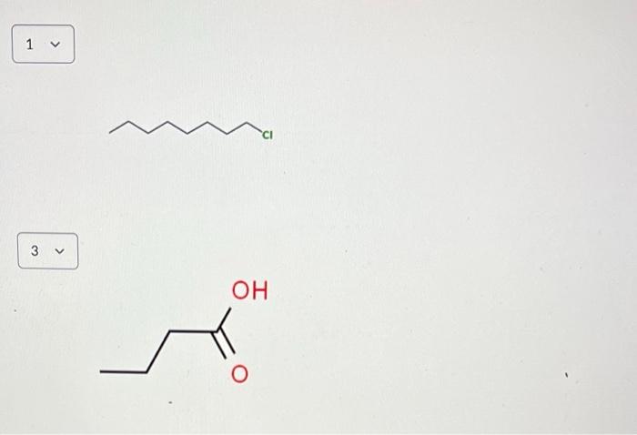 Arrange The Following Molecules In Order Of Increasing Boiling Points 1 Has Lowest Boiling Point 4 Has Highest Boiling 2