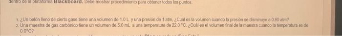 Dentro De La Plataforma Blackboard Debe Mostrar Procedimiento Para Obtener Todos Los Puntos 1 Un Balon Lleno De Ciert 1