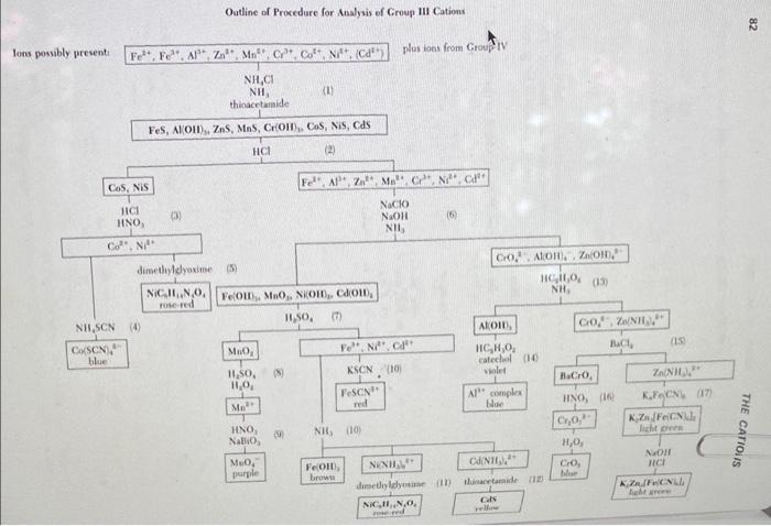 Lons Possibly Present Fe Fe Al Zn Mn Cr Co Ni Cd Nh Ch Nh Thinacetamide Fes Aloii Zns Mns Cr Oh Cos 1