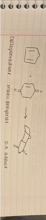Cyclopentadiene 0 Maleic Anhyarde A D A Adduct Why Does 1 3 Dicyclopentadiene Need To Be Freshly Distilled Would The R 1
