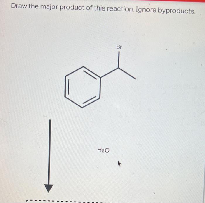 Draw The Major Product Of This Reaction Include Stereochemistry If Applicable Ignore Byproducts Ch3oh Heat Br Draw T 2