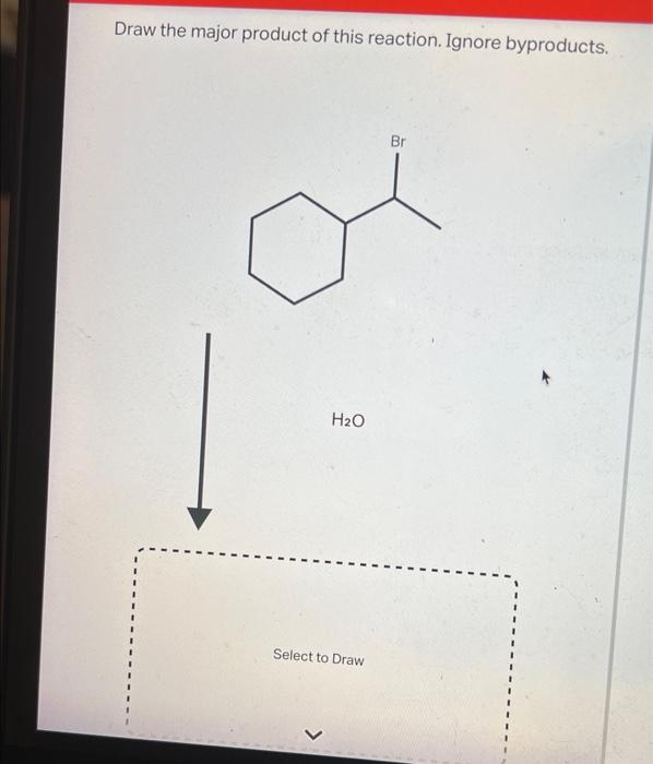 Draw The Major Product Of This Reaction Include Stereochemistry If Applicable Ignore Byproducts Ch3oh Heat Br Draw T 3