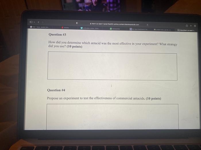 Learn Ve East 1 Prod Feet Yhoscontent Blackbd Com C De Wohnsilla4 C Question 3 How Did You Determine Which Antacid Was 1