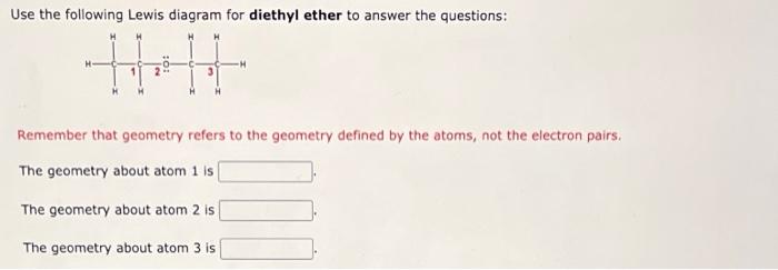 Use The Vsepr Model To Predict The Bond Angles About Each Numbered Atom 0 The Predicted Angles About Atom 1 Are The P 4