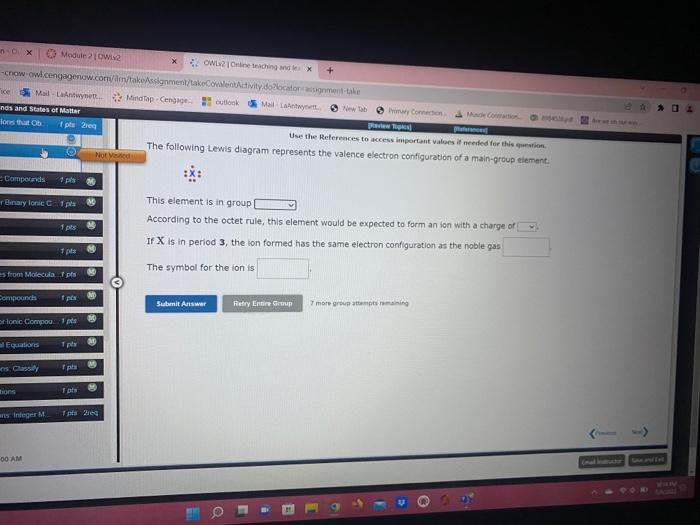 Nox Cnow Owl Cengagenow Com Ilm Takeassignment Takecovalentactivity Do Locator Mail Laantwynett Mindtap Cengage Outloc 1