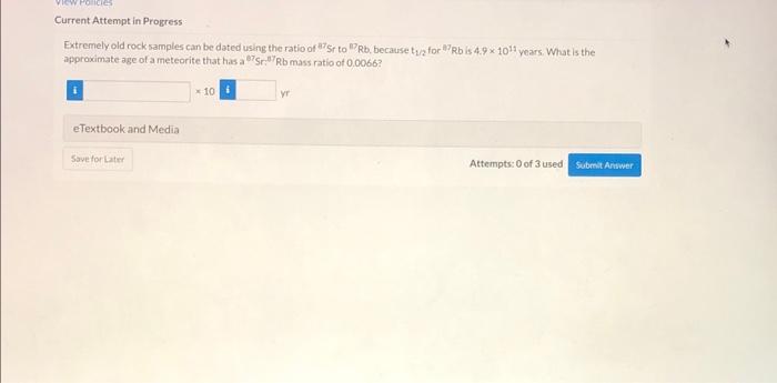 Question 21 Of 25 View Policies Current Attempt In Progress E Etextbook And Media Save For Later The Isotope 1311 H 2