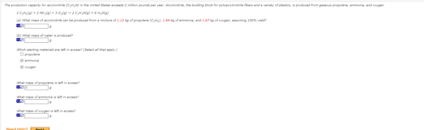 The Production Capacity For Acrylonitrile C3h3n In The United States Exceeds 2 Million Pounds Per Year Acrylonitrile 1