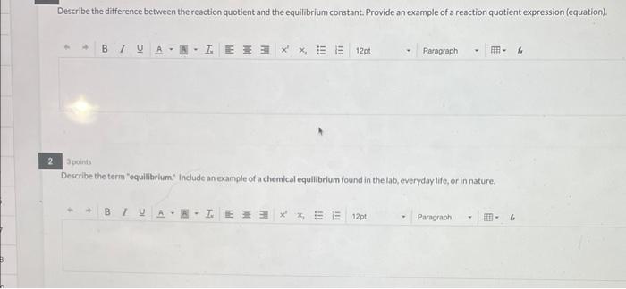 3 Points Write The Expression For The Equilibrium Constant For The Reaction Represented By The Equation 3ba2 Aq 2po 4