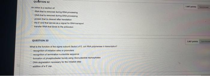 Question Question 24 Hc Mc Question Completion Status O Oh Group Question 14 Select The Sequence Relevant To Eukaryote 4