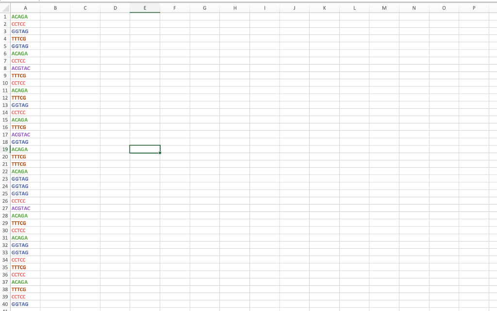 Each Sequence One Gamete That Contains One Allele Each Color Represents A Different Allele Parental Allele Frequencie 1