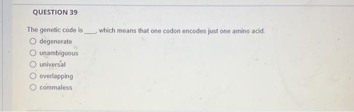 Question 60 Alternative Splicing Cannot Produce Different Rnas From The Same Gene Can Produce Different Polypeptides Fro 5
