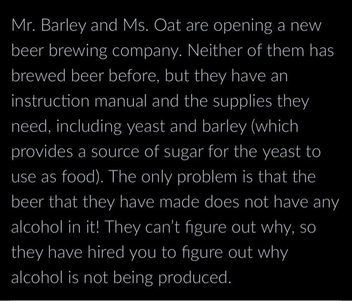 Since You Were Hired By Mr Barley And Ms Oat What Advice Would You Give Them In Order To Make Sure They Have Alcohol 2