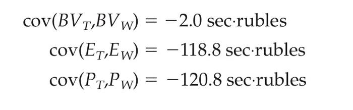 Using Information From Problem 13 1 Calculate I The Genetic Regression Of Winnings On 50 Meter Time Ii The Environm 3