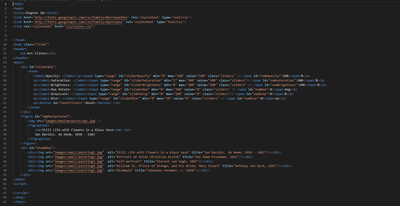 Enhancing Web Interfaces Using Filters In This Exercise You Will Learn About How To Use Filters In Css Filters Enable 3