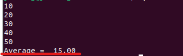 Can Help Me To Solve The Calculation For The Average Part Numbers In The Text File Is 10 20 30 40 50 Average Is 30 2
