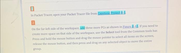Mindtap 8 Segmentation Capstone Project B 2 Add Vlans To Your Packet Tracer Network Estimated Time 30 Minutes Objective 2