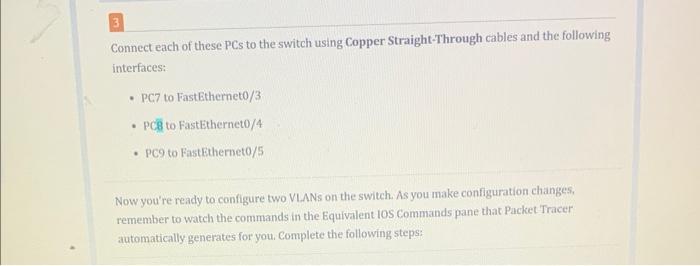 Mindtap 8 Segmentation Capstone Project B 2 Add Vlans To Your Packet Tracer Network Estimated Time 30 Minutes Objective 3