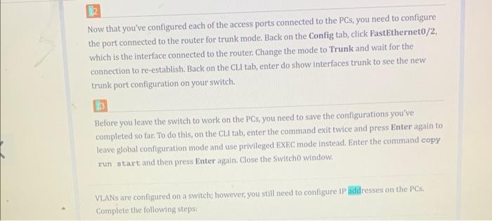 Mindtap 8 Segmentation Capstone Project B 2 Add Vlans To Your Packet Tracer Network Estimated Time 30 Minutes Objective 7