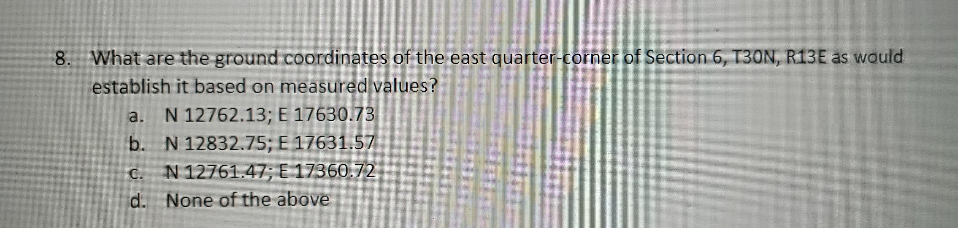 Based On The Diagram Below Answer The Following Multiple Choice Questions N 15015 96 E 17830 45 6th Std N 15014 37 E 3