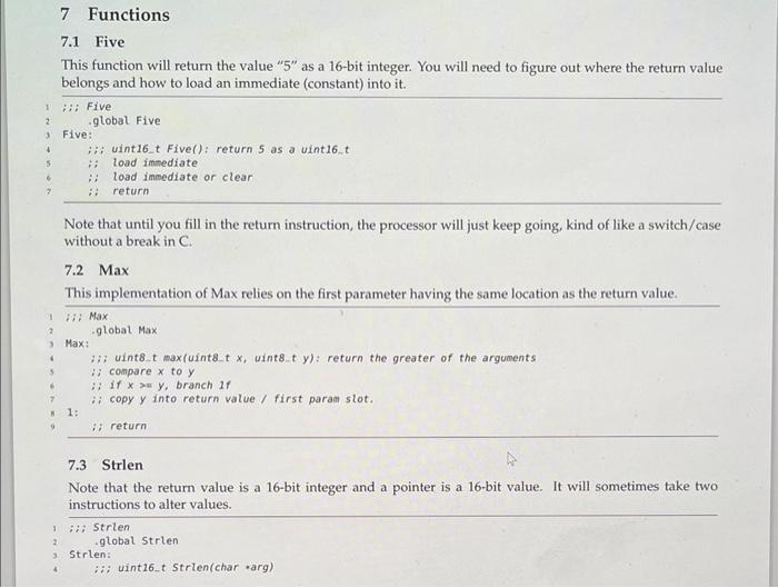 1 Objectives The Goal Of This Exercise Is To Start To Prepare You To Write Your Own Functions Using Assembly Assembly H 3