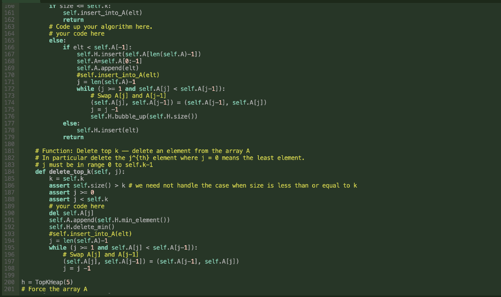 Part Which Is Working First Let Us Complete A Minheap Data Structure Please Complete Missing Parts Below Class 5