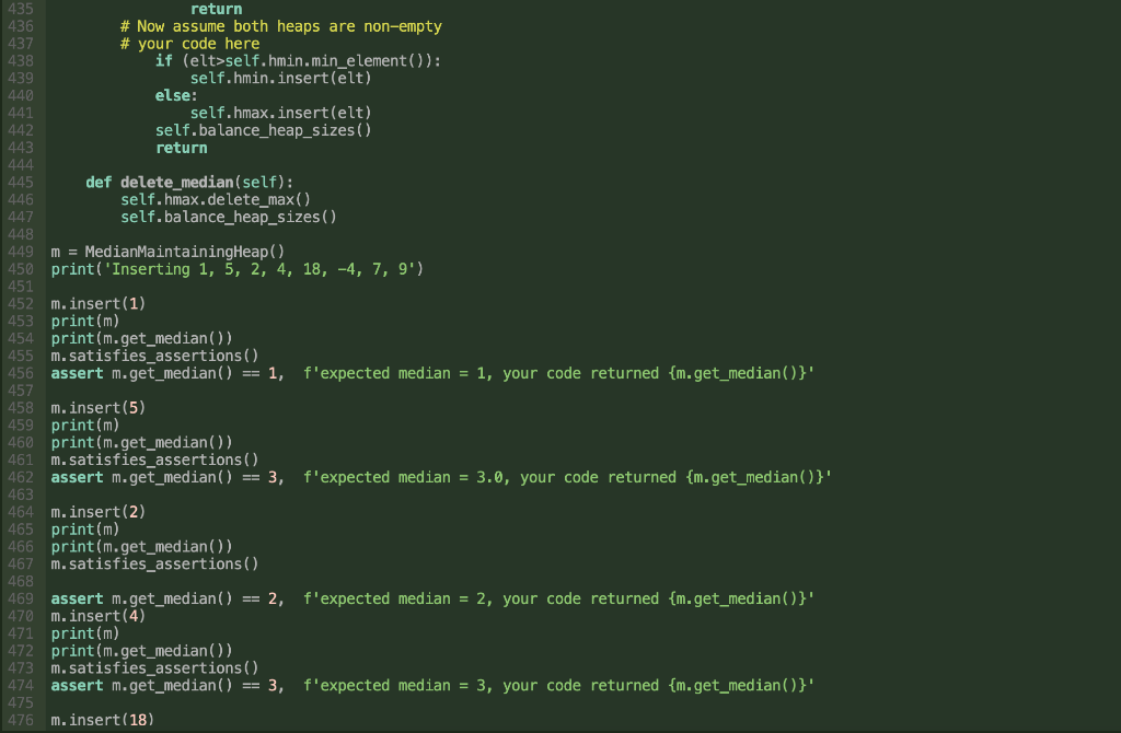 Part Which Is Working First Let Us Complete A Minheap Data Structure Please Complete Missing Parts Below Class 12
