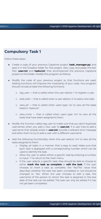 Capstone Template Project For Fcs Task This Is Task 19tge Previous Capstone Project I Did And All It S Information 1 3