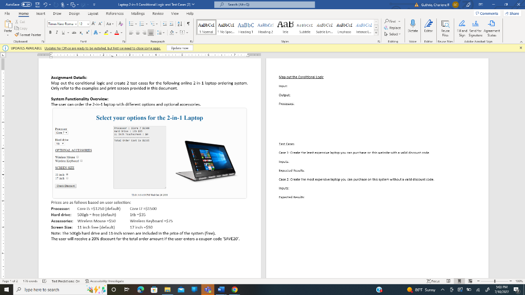 Autosave Fle Home X Cut Parte Insert Copy Format Painter 2 Page 1 Of 2 176 Words H 8 5 Draw Design Layout References 1