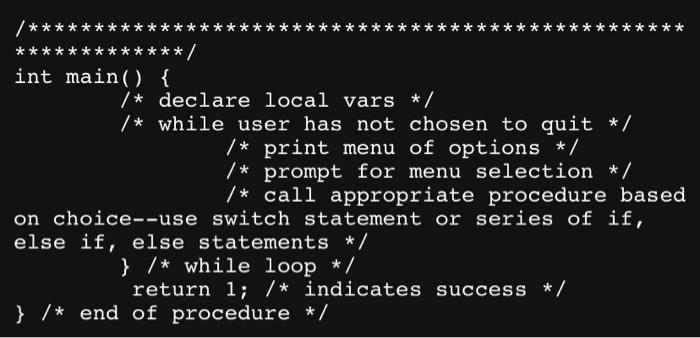 Need Help With Project C Or Java Is Fine Skeleton For The Code Is Provided Below Do Not Copy Previous Answers Skelet 5