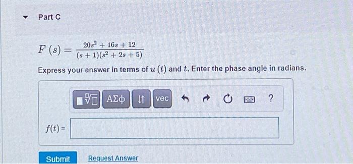 Part C Partial Fraction Expansion With Repeated Complex Roots What Is The Partial Fraction Expansion Of The Rational F 2