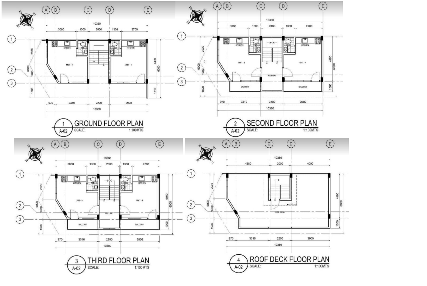 970 3080 9 Kitchen 970 Int 2 3310 1300 3080 Inic Lr 1 Kitchen Unt S Balcony 10380 3310 2000 2200 H 10380 1300 1 Ground 1