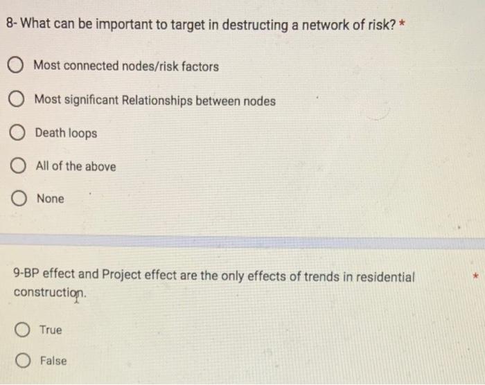 8 What Can Be Important To Target In Destructing A Network Of Risk O Most Connected Nodes Risk Factors Most Signific 1