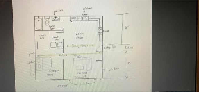 Question 5 Incorrect 0 00 Points Out Of 100 Flag Question Refer To The Attached Floor Plan And Use The Table On Page 106 2