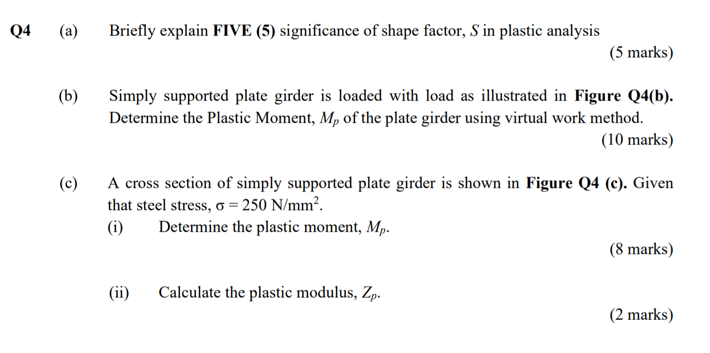 The Subject Is Structural Analysis Need Help Answering This Within Few Hours Will Upvote Immediately Correction The 1