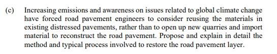 C Increasing Emissions And Awareness On Issues Related To Global Climate Change Have Forced Road Pavement Engineers To 1