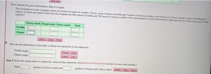 Now Tabulate The Given Information Here It Is Again Illa And 3 The Scrumptious Snack Company Makes Two Brands Of Snack 1