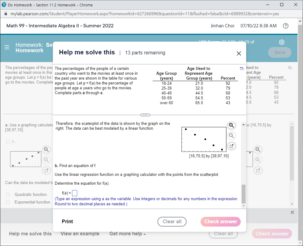 Do Homework Section 11 2 Homework Chrome Mylab Pearson Com Student Playerhomework Aspx Homeworkid 627266996 Questi 1