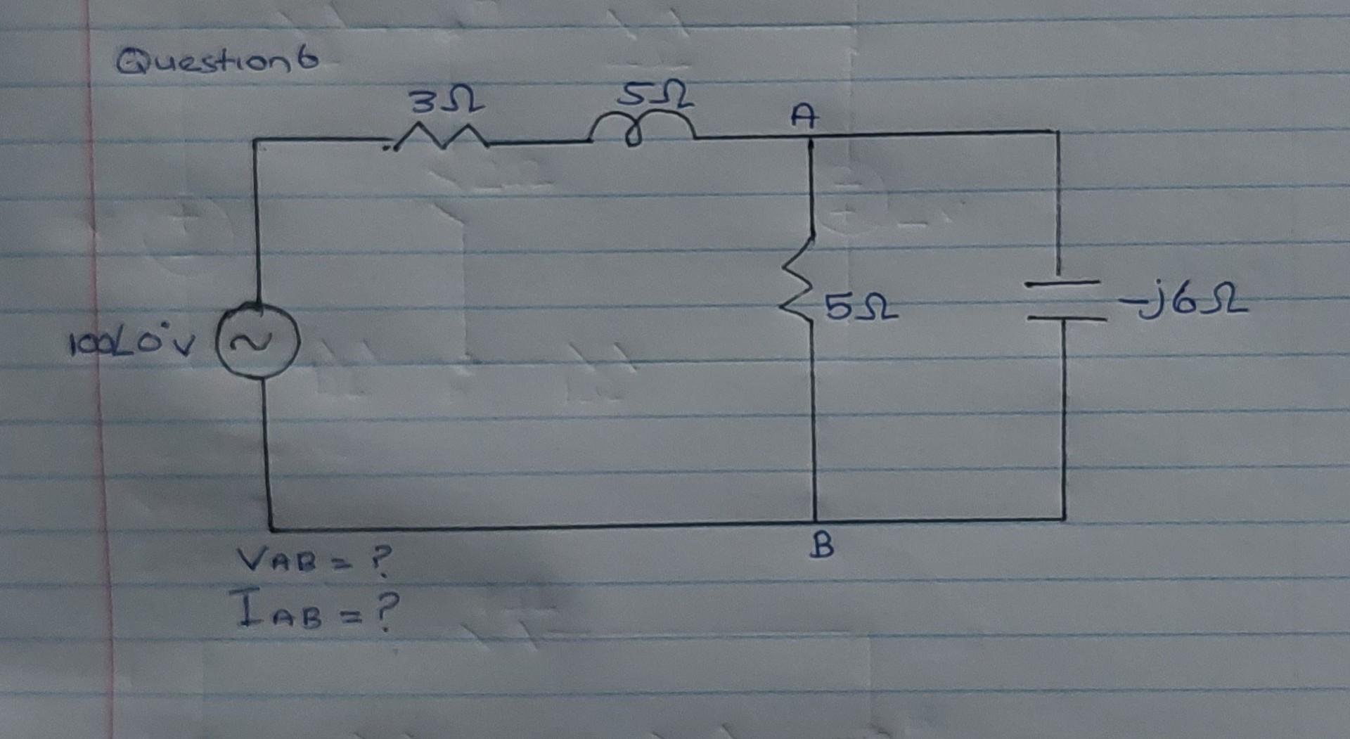 Question 6 52 30 Gr A 52 J652 10olov B Vab I Ab 1