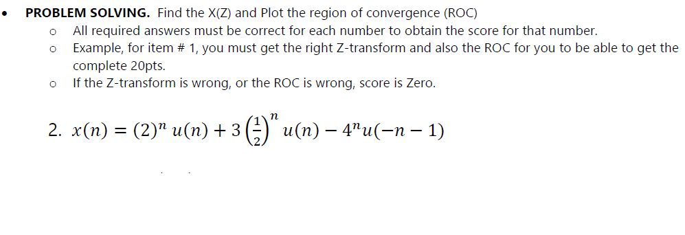 Discrete Time Signals Z Transform 1
