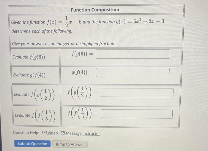 Given That F X 3x 8 And G X 7x 1 Determine Each Of The Following Make Sure To Fully Simplify Your Answer 4