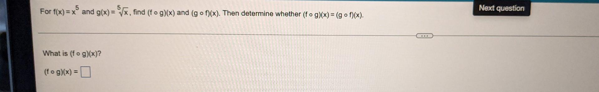 Evaluate Each Expression Using The Graphs Of Y F X And Y G X Shown Below A Gof 6 B Gof 0 C Fog 3 D 16