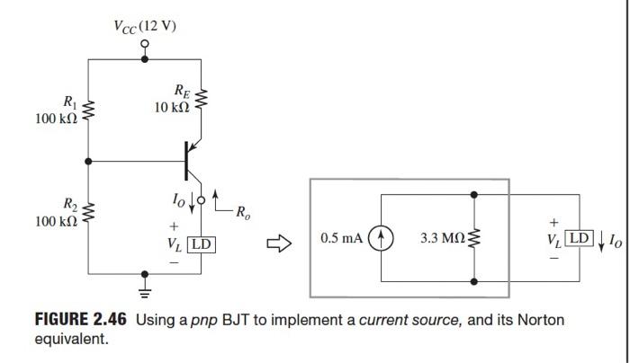 Vcc 10 V Rc 3 9 K22 C Vo Rf 68k12 Ha C R R Figure P2 60 2 61 The Biasing Scheme Of The Ce Amplifier Of Fig P2 61 Is 3