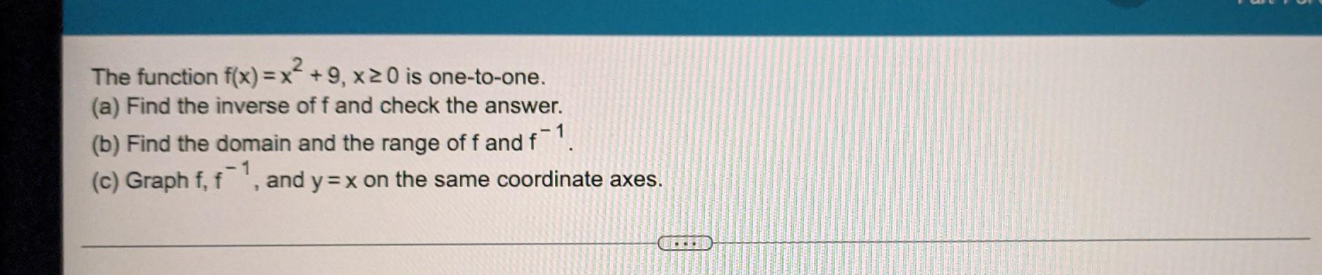 Consider The Functions F X 6x 2 And G X 1 X 2 X A Find F G X B Find G F X C Determine Whether Th 7