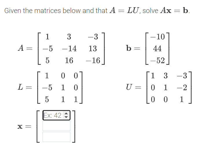 Find The Lu Decomposition 1